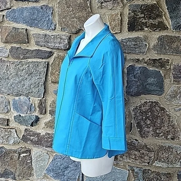 LAFAYETTE 148 New York Jacket Career in Blue Size 8 - Picture 3 of 9